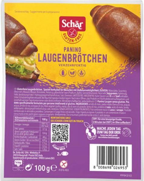 Produktbild Schär Laugenbrötchen (100 g)