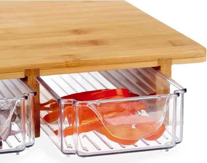 Produktbild Kinvara Serviertablett mit 3 Fächern - Bambus