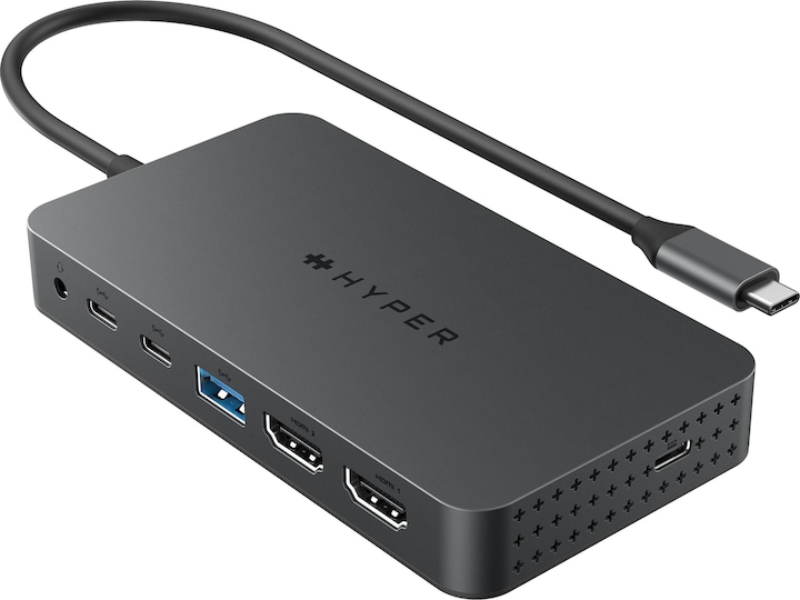 Hyper Drive Universal USB-C 7-in1 Dual HDMI Mobile Dock (USB-C, 7 Porti)