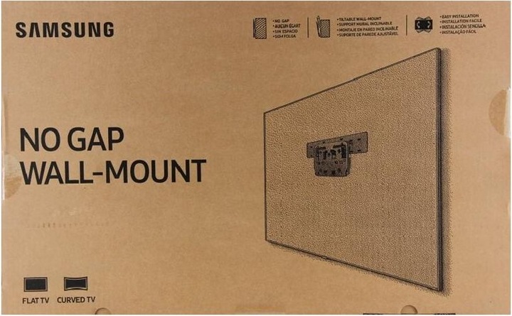 Actual product image Samsung WMN-M25EA No Gap Wall-Mount QLED 75" (Wall, 75", 50 kg)