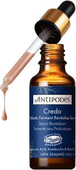 Actual product image Antipodes Credo Probiotic Ferment Revitalise Serum - 30ml (30 ml, Face ampoule)