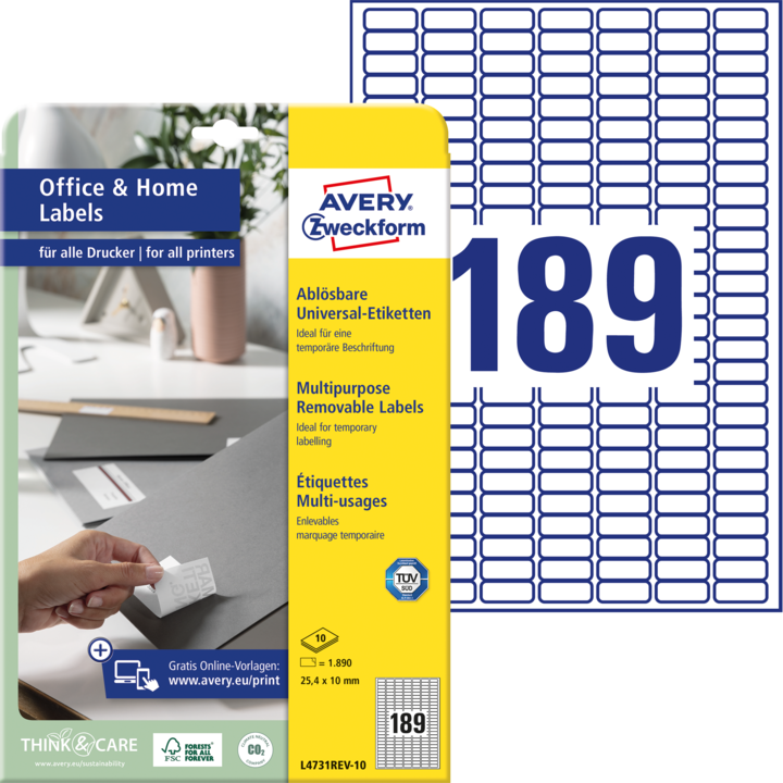 Produktbild Avery Universal-Etiketten