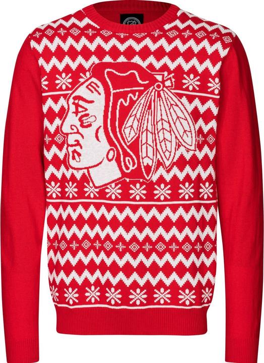 Produktbild Foco NFL Winter Ugly Sweater Pullover Chicago Blackhawks - L (L)