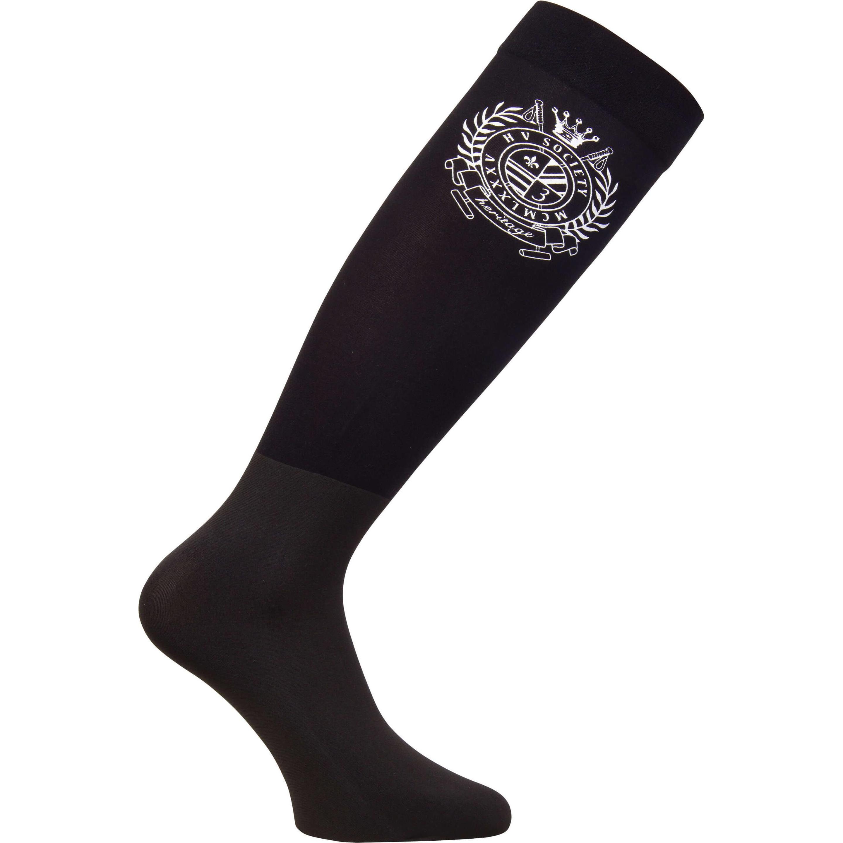 HV Polo, Damen, Sportsocken, reitsocken damen favouritas (One Size), Schwarz