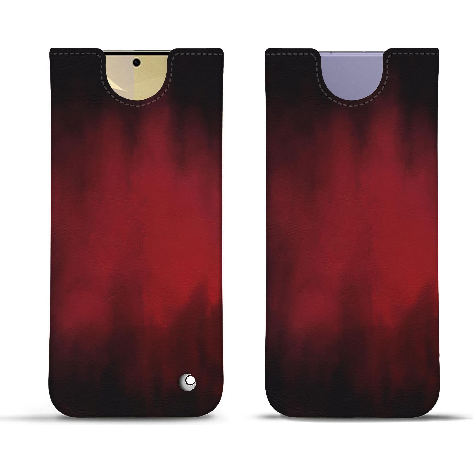 Noreve Lederschutzhülle (Samsung Galaxy S24+), Smartphone Hülle, Rot