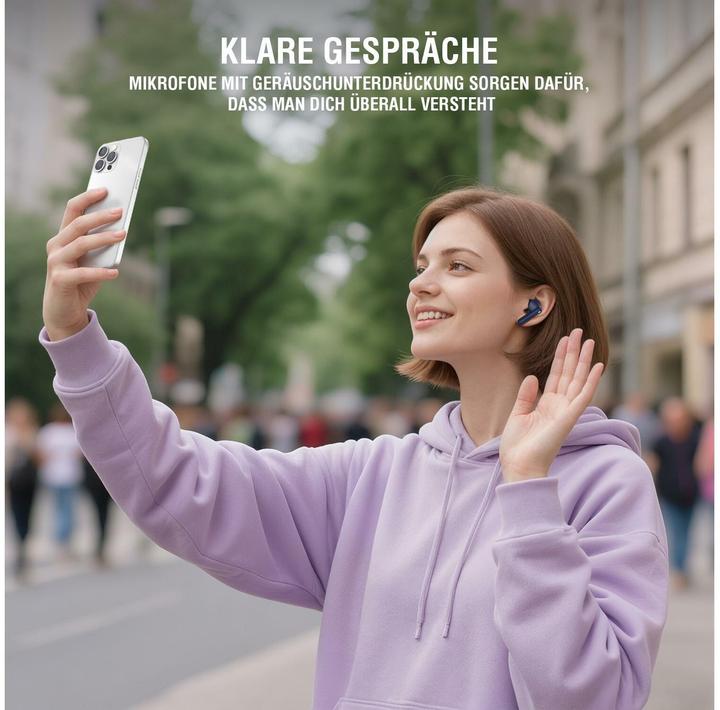 Actual product image 4smarts TWS Bluetooth Kopfhörer SkyBuds Pro ANC (ANC, 20 h, Wireless)