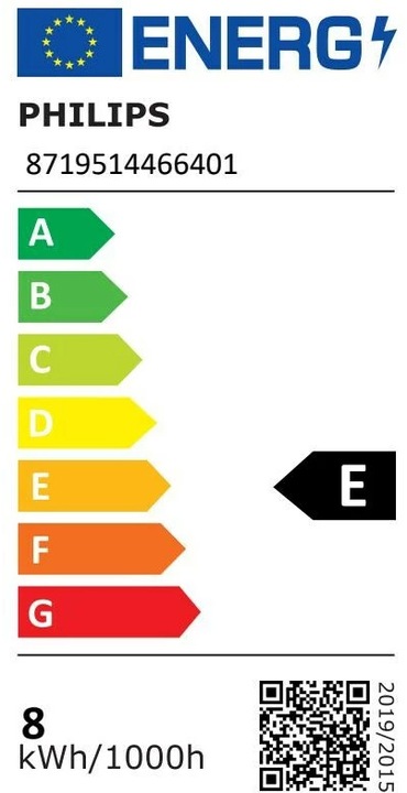 Energie-Label Philips Master (G13, 8 W, 1000 lm, 1 x, E)
