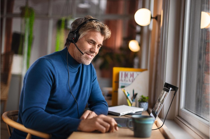 Actual product image Jabra Evolve2 50 USB-A UC Stereo (Cable, USB-A)