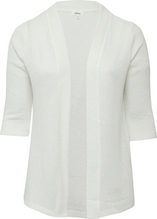 Produktbild S.Oliver Indoor-Jacke Cardigan aus Bouclégarn mit 3/4-Ärmeln (44)