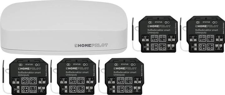 Immagine prodotto Homepilot Set: Gateway + 5 x attuatore per tapparelle smart - UP (Attuatore per otturatore)