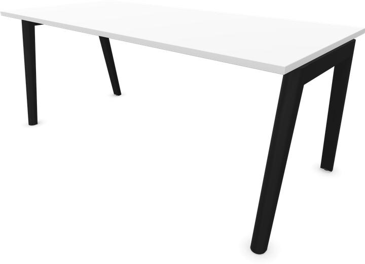 Esche gebeizt schwarz, Weiss