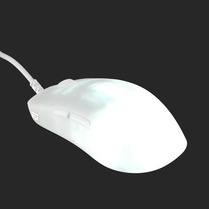 Actual product image Endgame Gear OP1 RGB Gaming Mouse - White Frost (Cable)