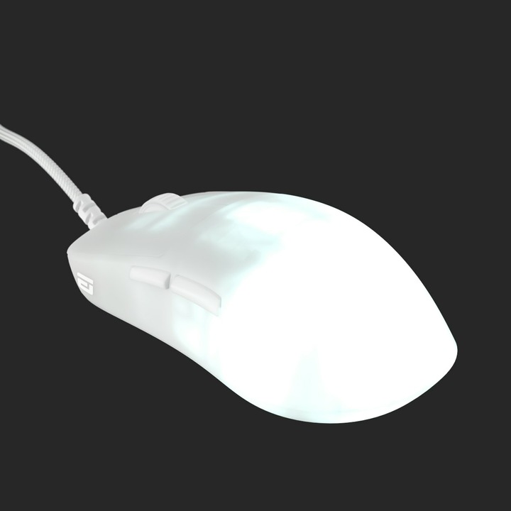 Productafbeelding Endgame Gear OP1 RGB Gaming Muis - Wit Frost (Bedraad)