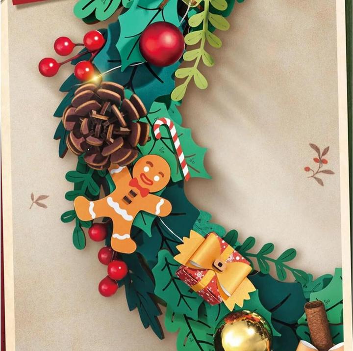 Image du produit Robotime Bausatz Christmas Wreath