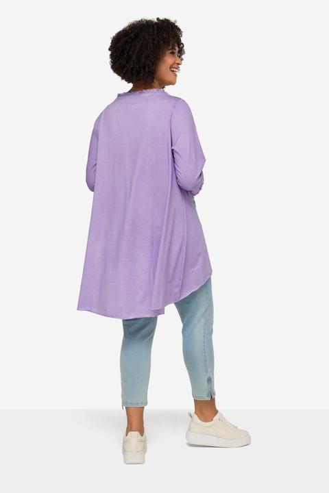 Produktbild Angel of Style Longshirt, Smiley, Rundhals, Langarm, gerundeter Saum (48)