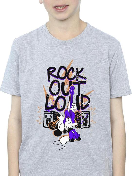 Actual product image Disney Boys Mickey Mouse Rock Out Loud T-Shirt (104)