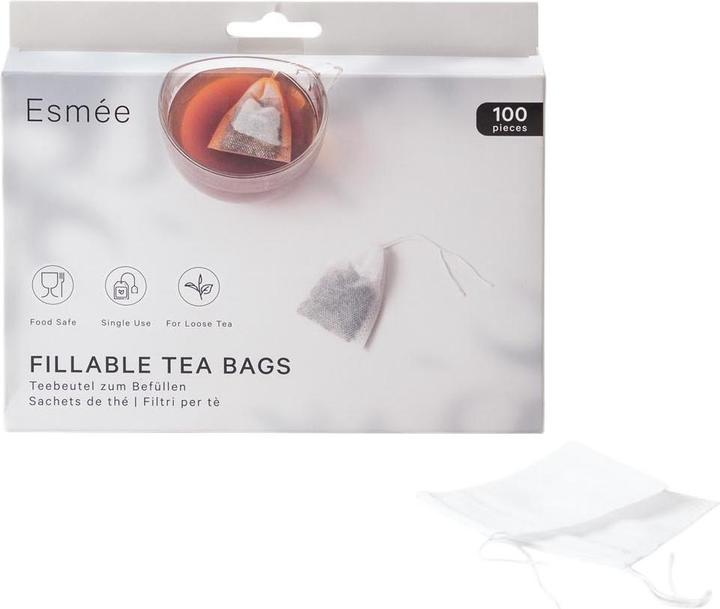 Produktbild Esmée Teebeutel zum Selbstbefüllen, 100er Set, DIY Filterbeutel