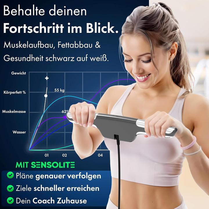 Produktbild Sensolite Personenwaage mit Körperfettanalyse (180 kg)