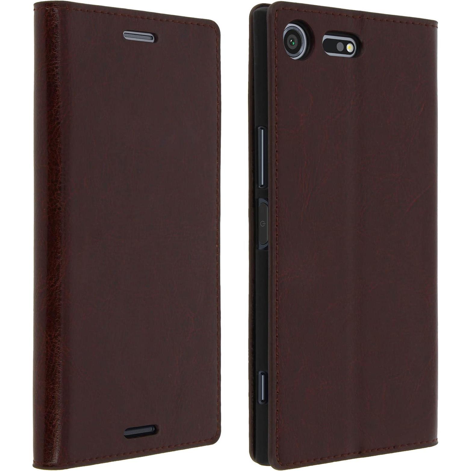 Avizar First Series (Sony Xperia XZ Premium), Smartphone Hülle, Braun