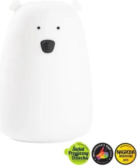 Rabbit Grosser Teddybär, weisse Silikonlampe