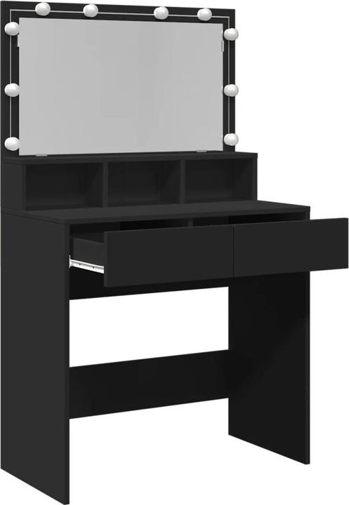 Image du produit VidaXL Coiffeuse avec éclairage LED (80 x 41 x 134,5 cm)