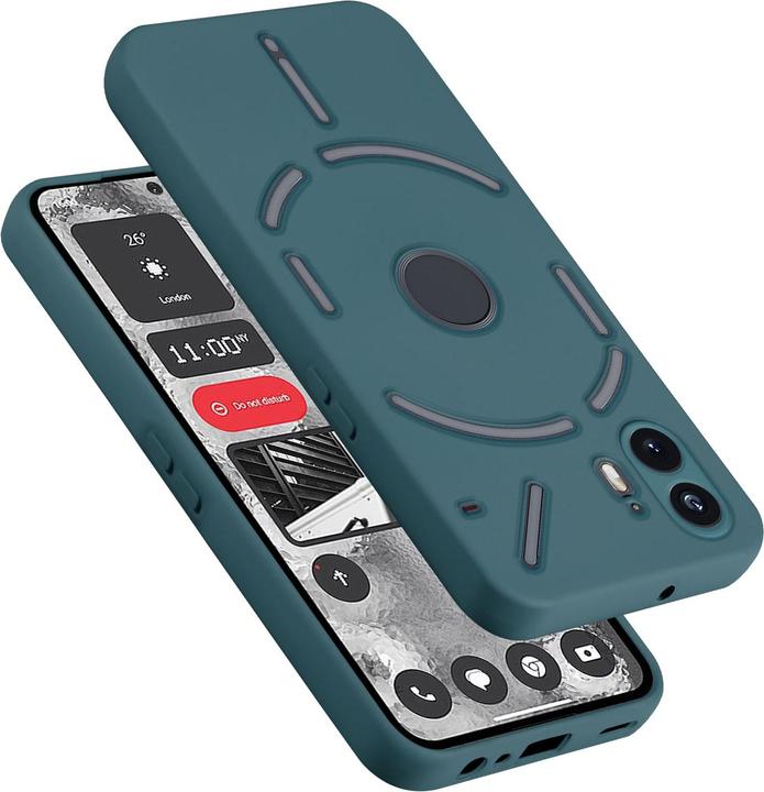 Actual product image Cadorabo Bumper Case for Nothing Phone 2 TPU Liquid Silicone Cover (Nothing Phone (2))