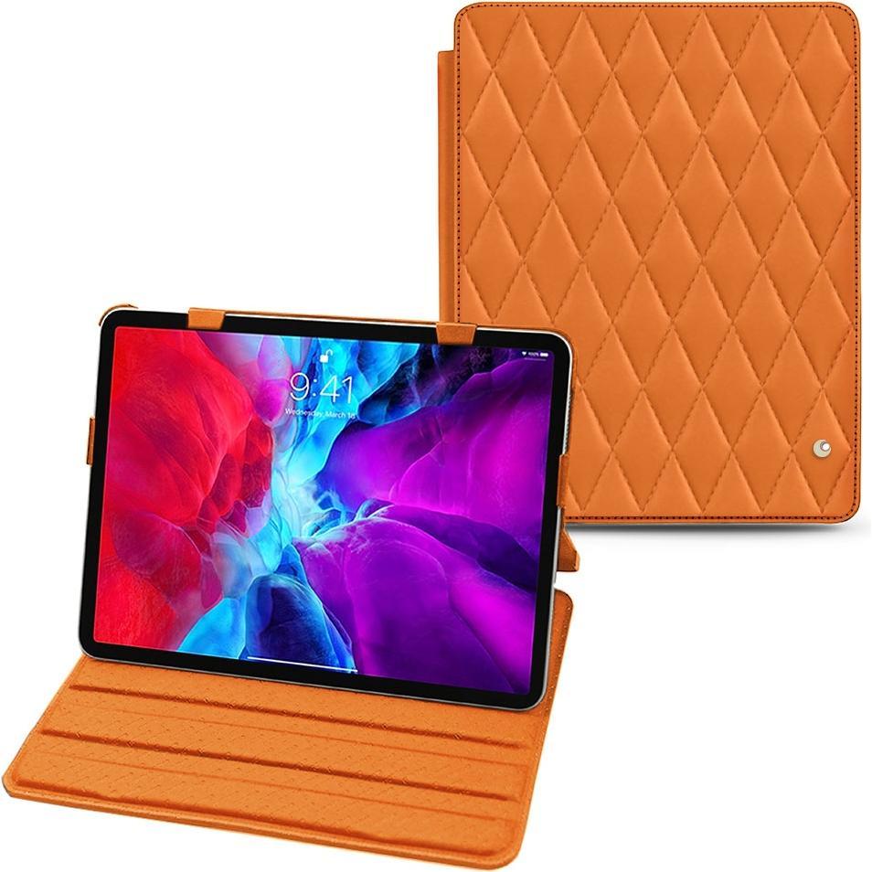 Noreve Lederschutzhülle horizontal (iPad Pro 12.9 2020 (4. Gen)), Tablet Hülle, Orange