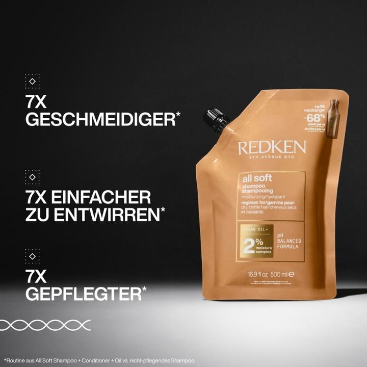 Image du produit Redken All Soft (500 ml, Shampoing liquide)