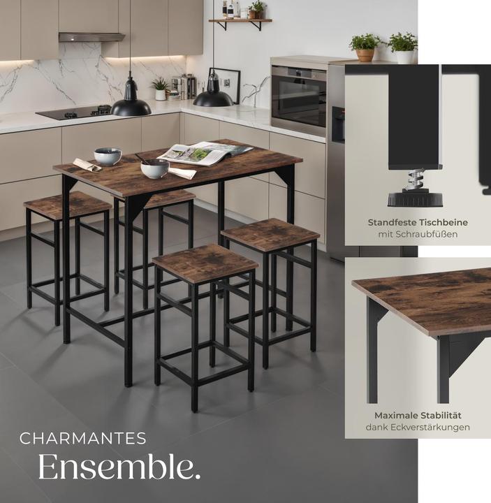 Produktbild tectake Edinburgh (100 x 60 x 88.50 cm)