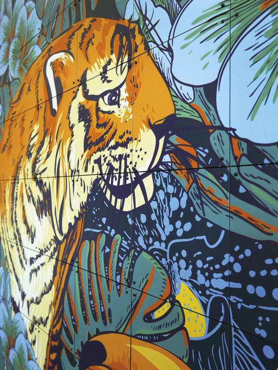 Produktbild Ixxi Tiger jungle & Toucan family (120 x 160 cm)