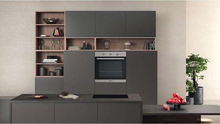 Immagine prodotto Hotpoint FA2 530 H IX HA 66 L A Nero, Acciaio inossidabile