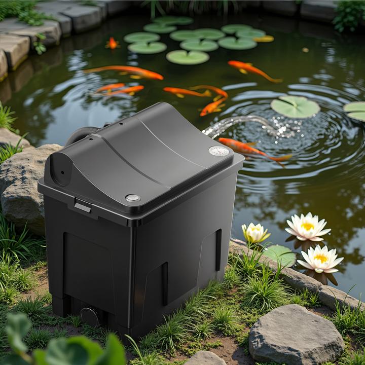 Produktbild SunSun CBF-200U Bio Teichfilter 9W UVC Klärer Durchlauffilter Koi Teich Filter