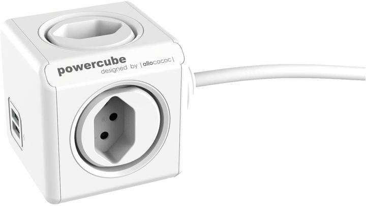 Allocacoc PowerCube Extended S+ (4 x, Type 13, USB-A, 1.50 m)