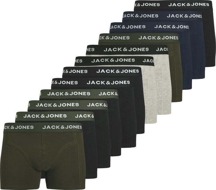 Jack & Jones Jacbenja Solid Trunks 12 Pack Styd