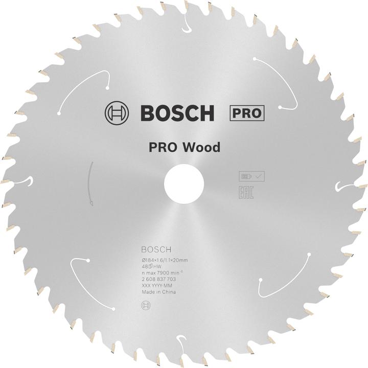 Productafbeelding Bosch Professional Zubehör Cirkelzaagblad voor accuzagen Standaard voor hout