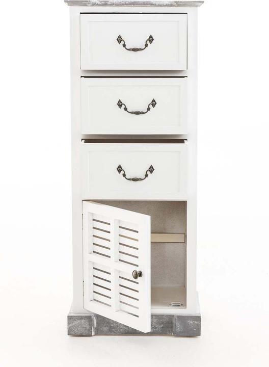 Image du produit CLP Commode Parana, blanc (38 x 27.50 x 93.50 cm)
