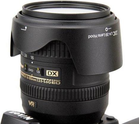 Actual product image JJC lens hood Nikon Hb-39 lens hood