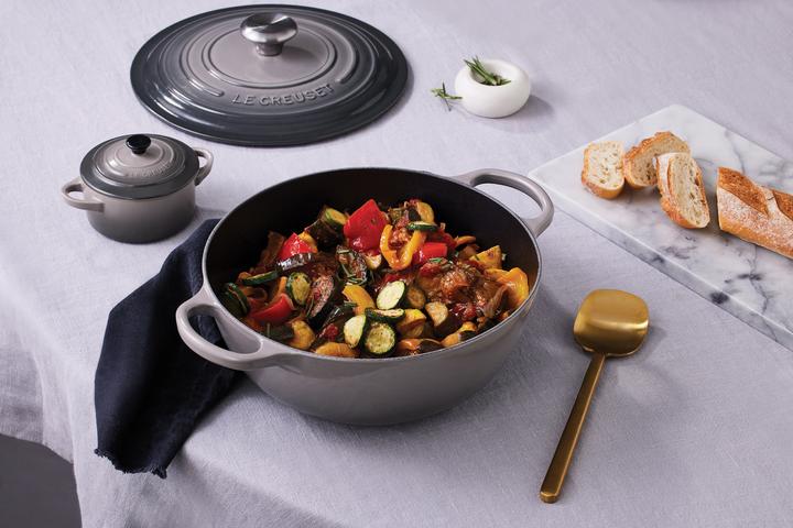 Produktbild Le Creuset Bräter LA MARMITE SIGNATURE dunkelgrau (Bräter + Schmortopf, Emaille, Gusseisen)