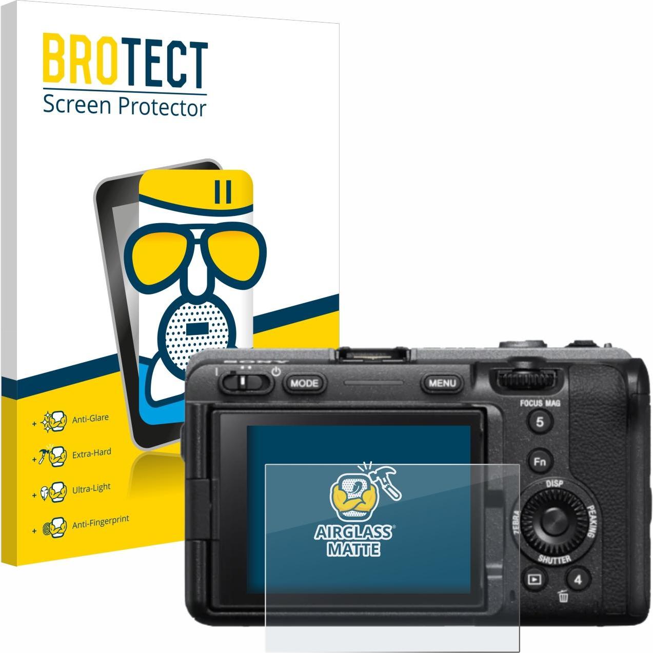 BROTECT AirGlass Panzerglasfolie Matt (Displayschutz, FX3), Kameraschutz