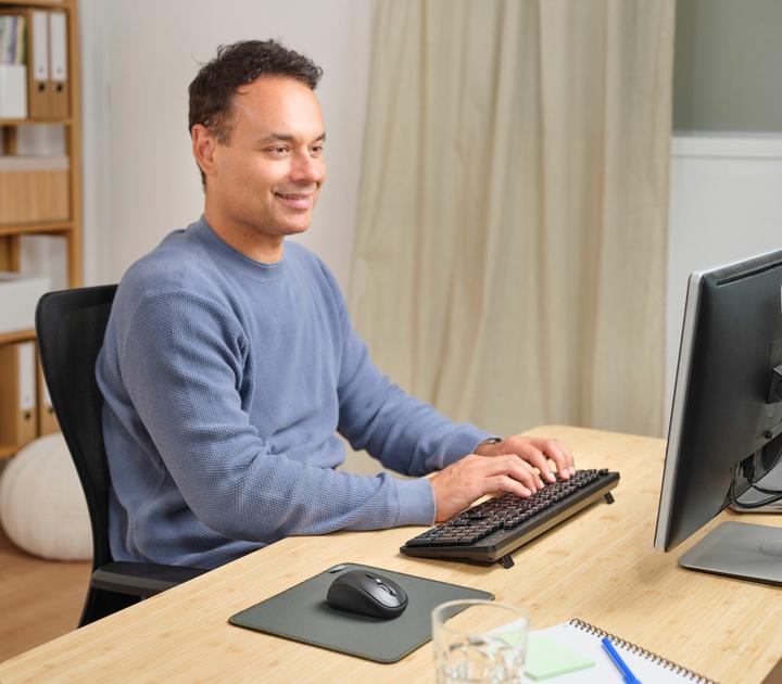 Actual product image Trust Ody Ii Wireless Keyboard Mouse Pack (FR, Wireless)