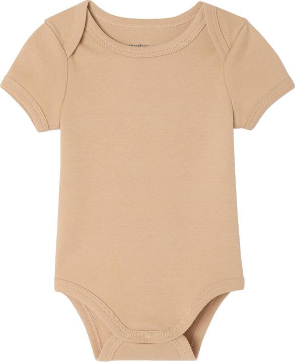 Produktbild Vertbaudet Bio-Kollektion: 5er-Pack Baby Kurzarm-Bodys in Schlupfform (98, 92)