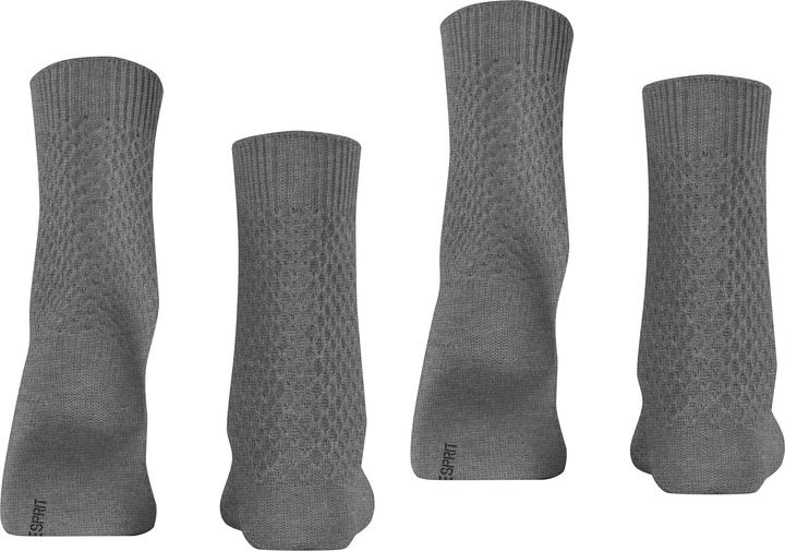 Produktbild Esprit Diamond Knit 2-Pack Damen (2er Pack, 39 - 42)
