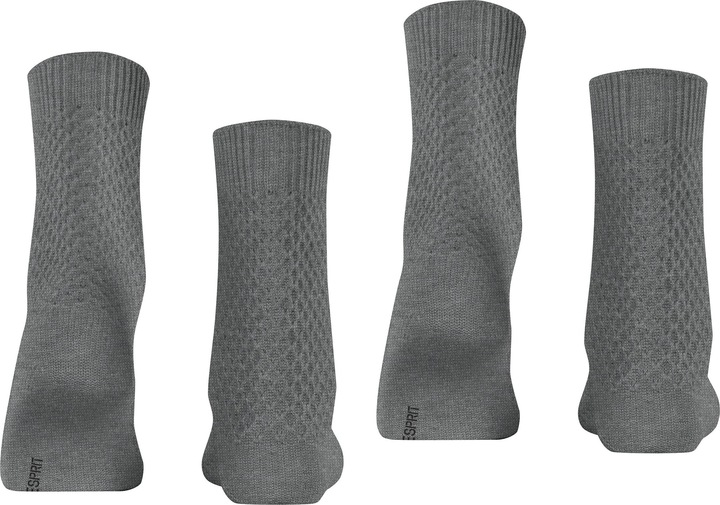 Immagine prodotto Esprit Diamond Knit 2-Pack Donna (Confezione da 2, 39 - 42)