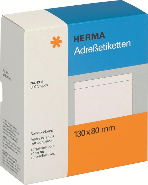 Produktbild HERMA Adressetiketten für Schreibmaschinen