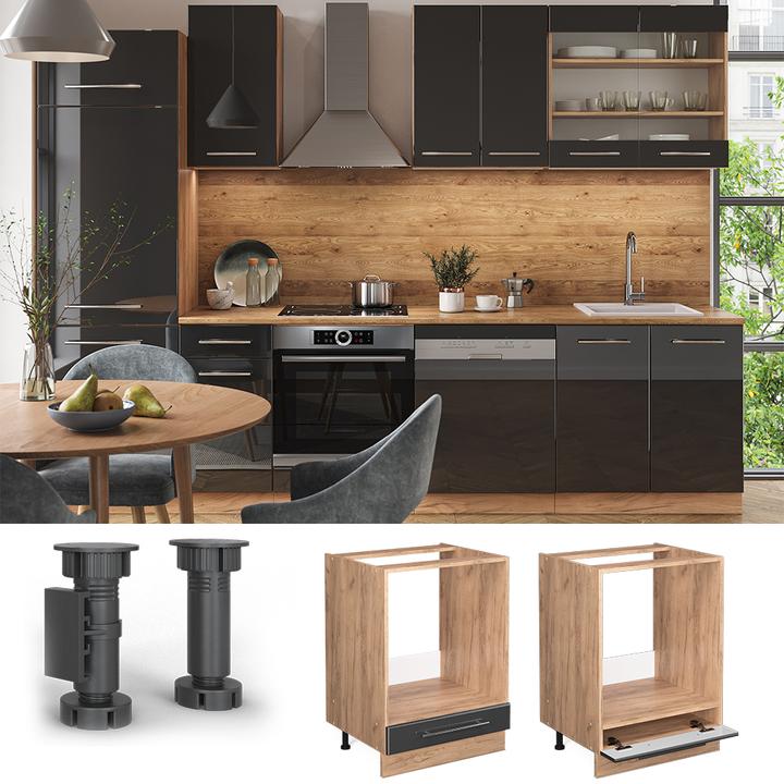 Produktbild Vicco Herdumbauschrank Fame-Line (60 x 51.60 x 82 cm)
