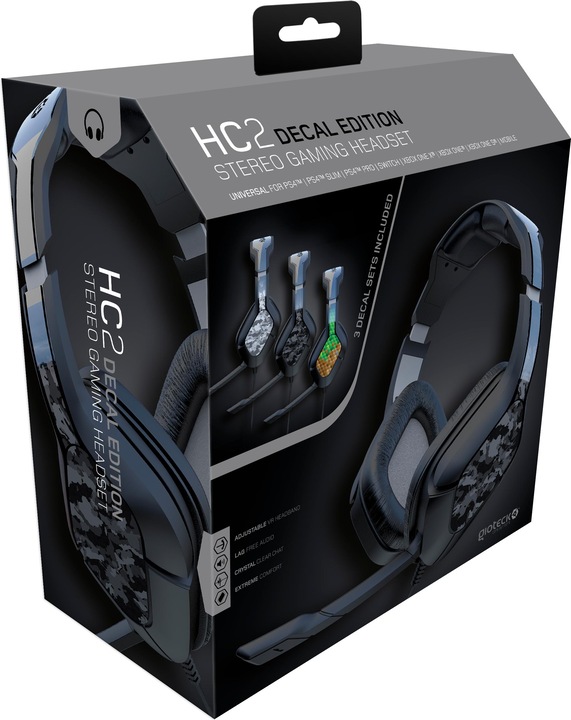 Produktbild Gioteck Headset HC2 kabelg.PS4,Xbox One,Nint.Swi.,PC,3.5mm B (Kabelgebunden)