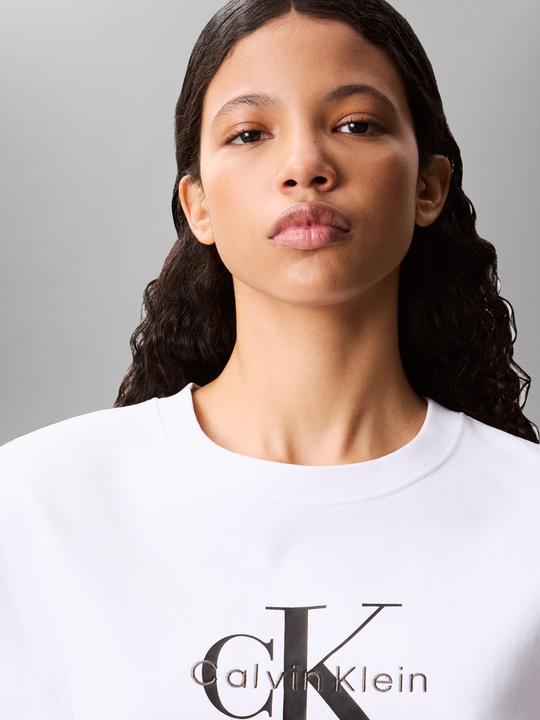 Actual product image Calvin Klein Jeans Ls Monologo French Terry Rlxd Cr (S)