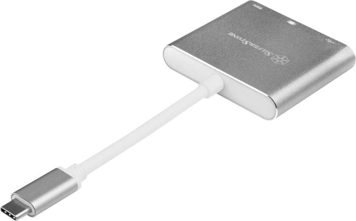 Actual product image Silverstone USB Typ C — HDMI (Typ A)| USB A| USB Typ C (USB-C)