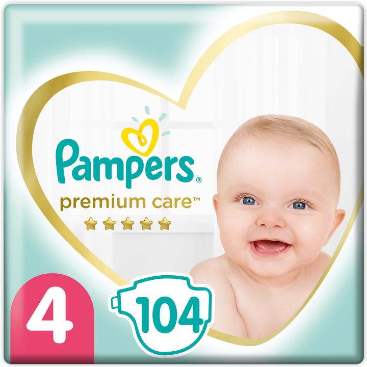 Actual product image Pampers Premium Care (Size 4, Half month box, 104 Piece)