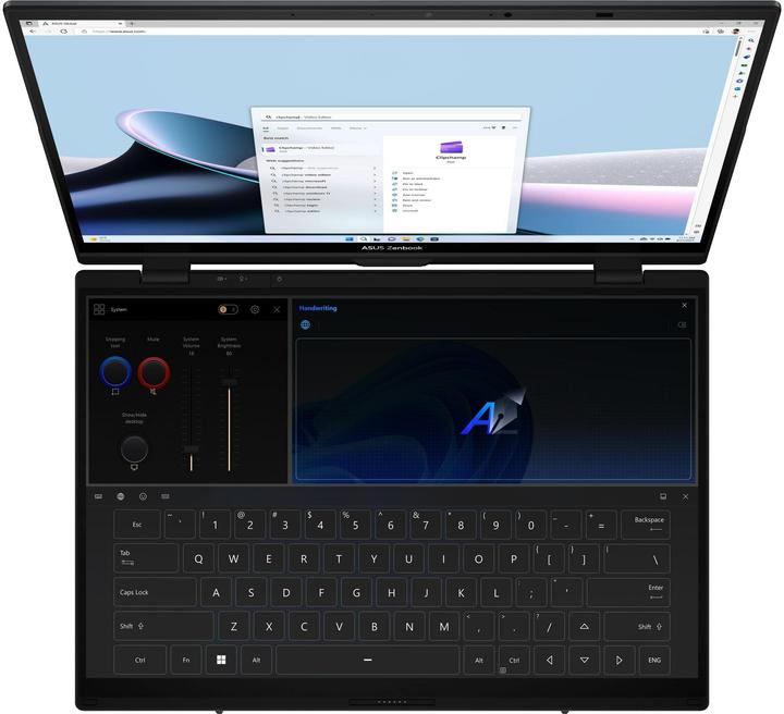 Produktbild ASUS Zenbook Duo OLED (UX8406CA-PZ961W), Prozessortyp: Intel (14", 1000 GB, 32 GB, CH)